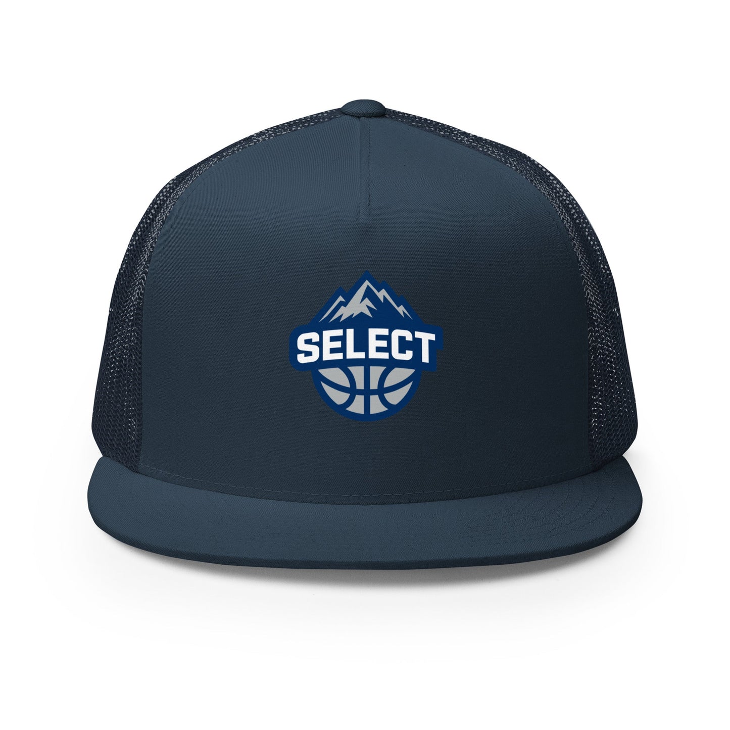 Performance | 5 Panel Trucker Cap | Colorado Select Basketball | Crest Logo