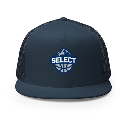 Performance | 5 Panel Trucker Cap | Colorado Select Basketball | Crest Logo