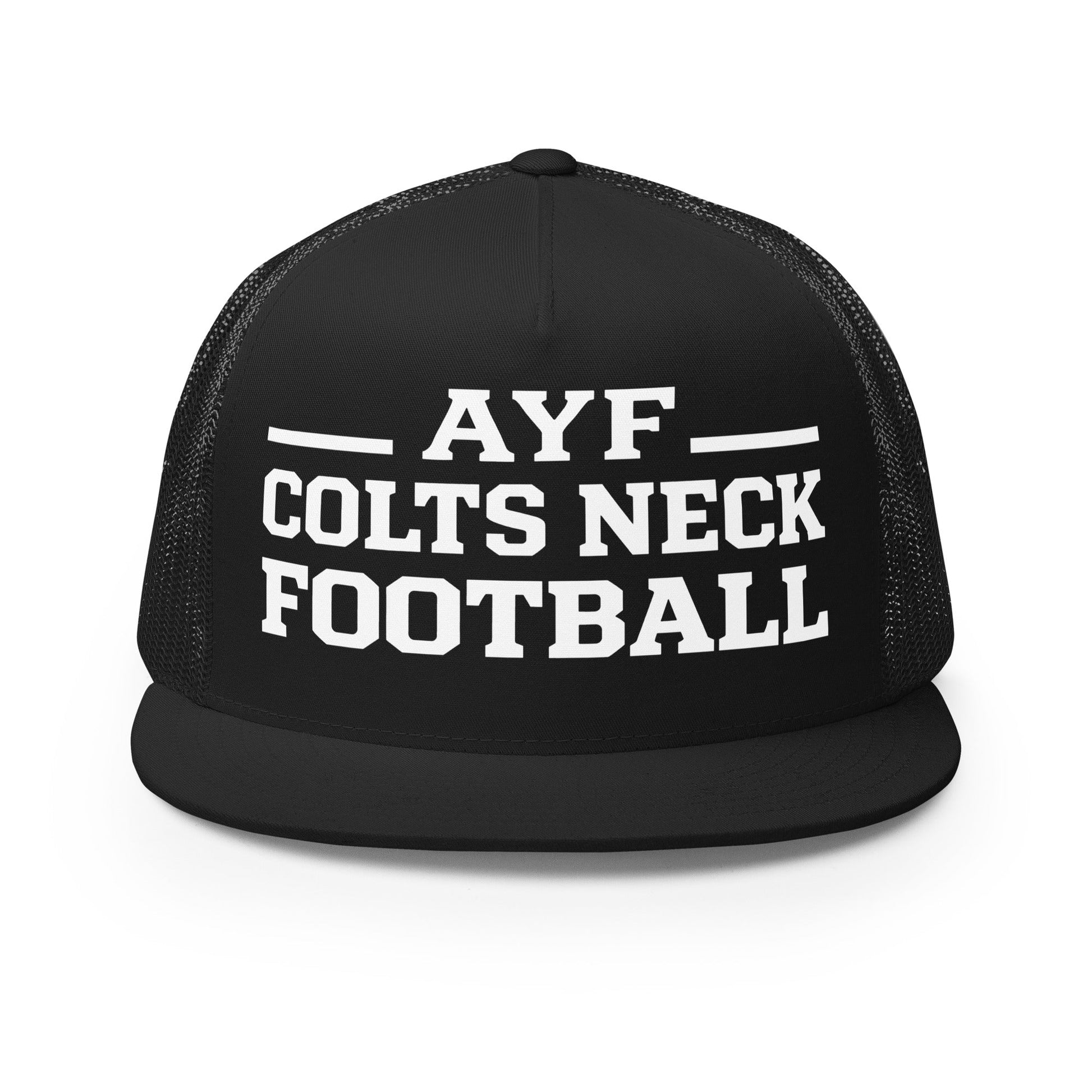Performance | 5 Panel Trucker Cap | Colts Neck Cougars | Youth Tackle Football (AYF) | Varsity Badge Logo