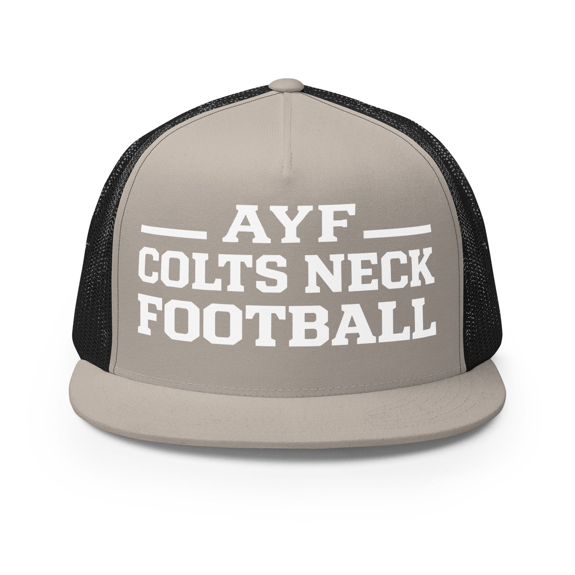 Performance | 5 Panel Trucker Cap | Colts Neck Cougars | Youth Tackle Football (AYF) | Varsity Badge Logo