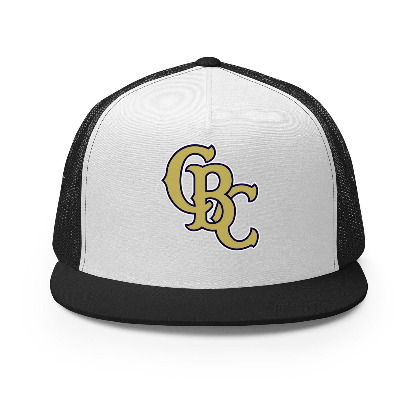Performance | 5 Panel Trucker Cap | Cougar Baseball Club | CBC Gold Logo