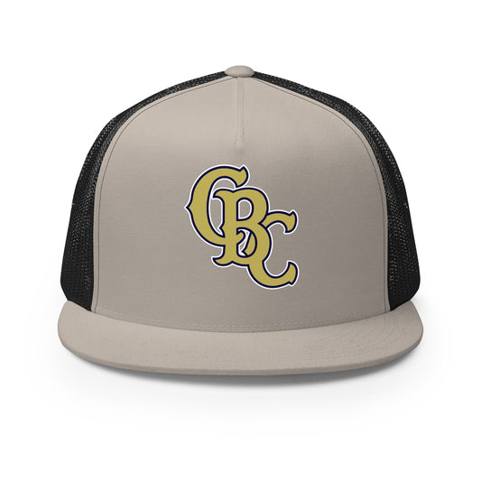Performance | 5 Panel Trucker Cap | Cougar Baseball Club | CBC Gold Logo