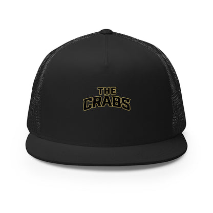 Performance | 5 Panel Trucker Cap | Crabs lax | Badge Logo