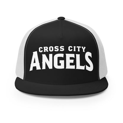 Performance | 5 Panel Trucker Cap | Cross City Angels | Emblem Logo