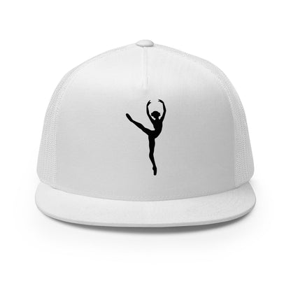 Performance | 5 Panel Trucker Cap | Dancin' Time Studios | Lyric Dancer Logo