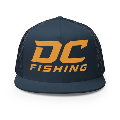 Performance | 5 Panel Trucker Cap | DeKalb Fishing Team | Script Logo