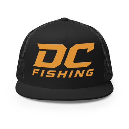 Performance | 5 Panel Trucker Cap | DeKalb Fishing Team | Script Logo