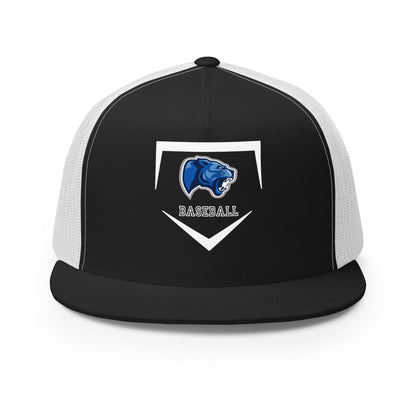Performance | 5 Panel Trucker Cap | Denmark Technical College | Baseball Logo