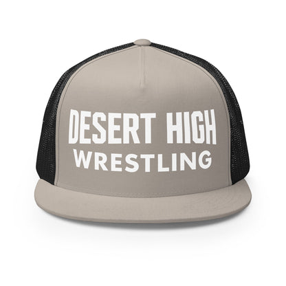 Performance | 5 Panel Trucker Cap | Desert High Scorpions | Modern Script Logo
