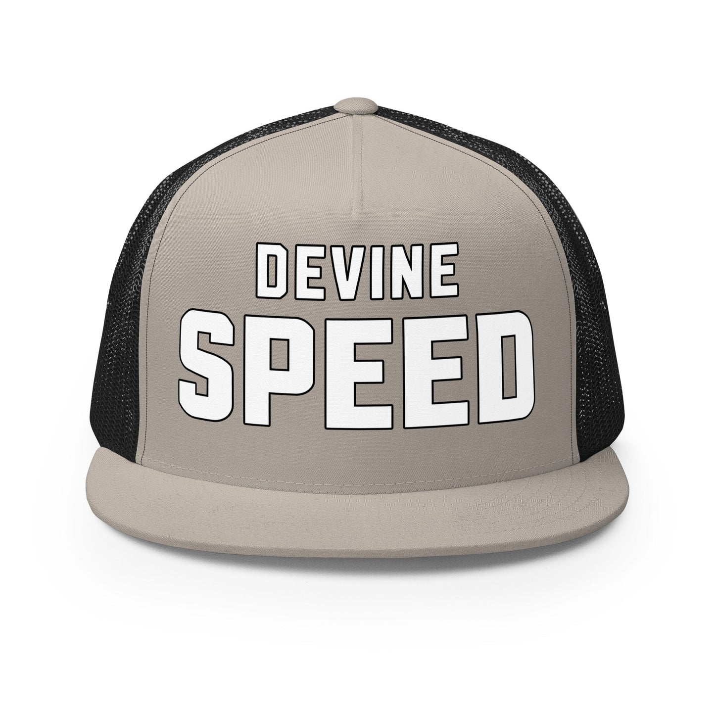 Performance | 5 Panel Trucker Cap | Devine Speed | Script Logo