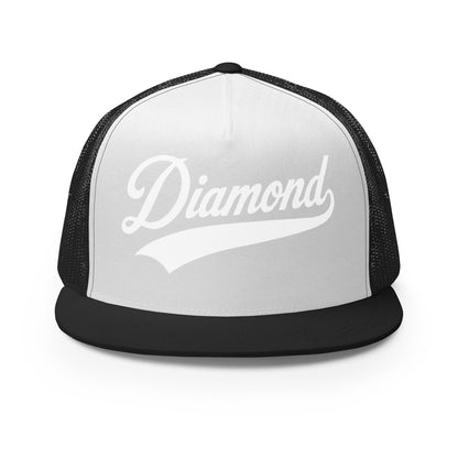 Performance | 5 Panel Trucker Cap | Diamond Bombers | Athletics Logo