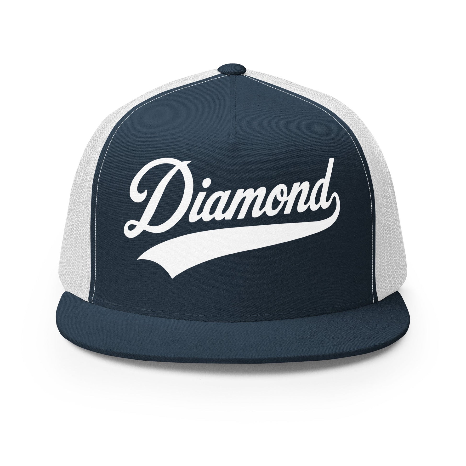 Performance | 5 Panel Trucker Cap | Diamond Bombers | Athletics Logo