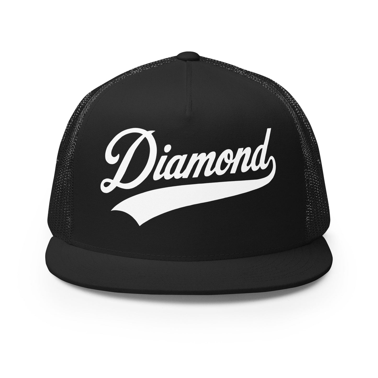 Performance | 5 Panel Trucker Cap | Diamond Bombers | Athletics Logo