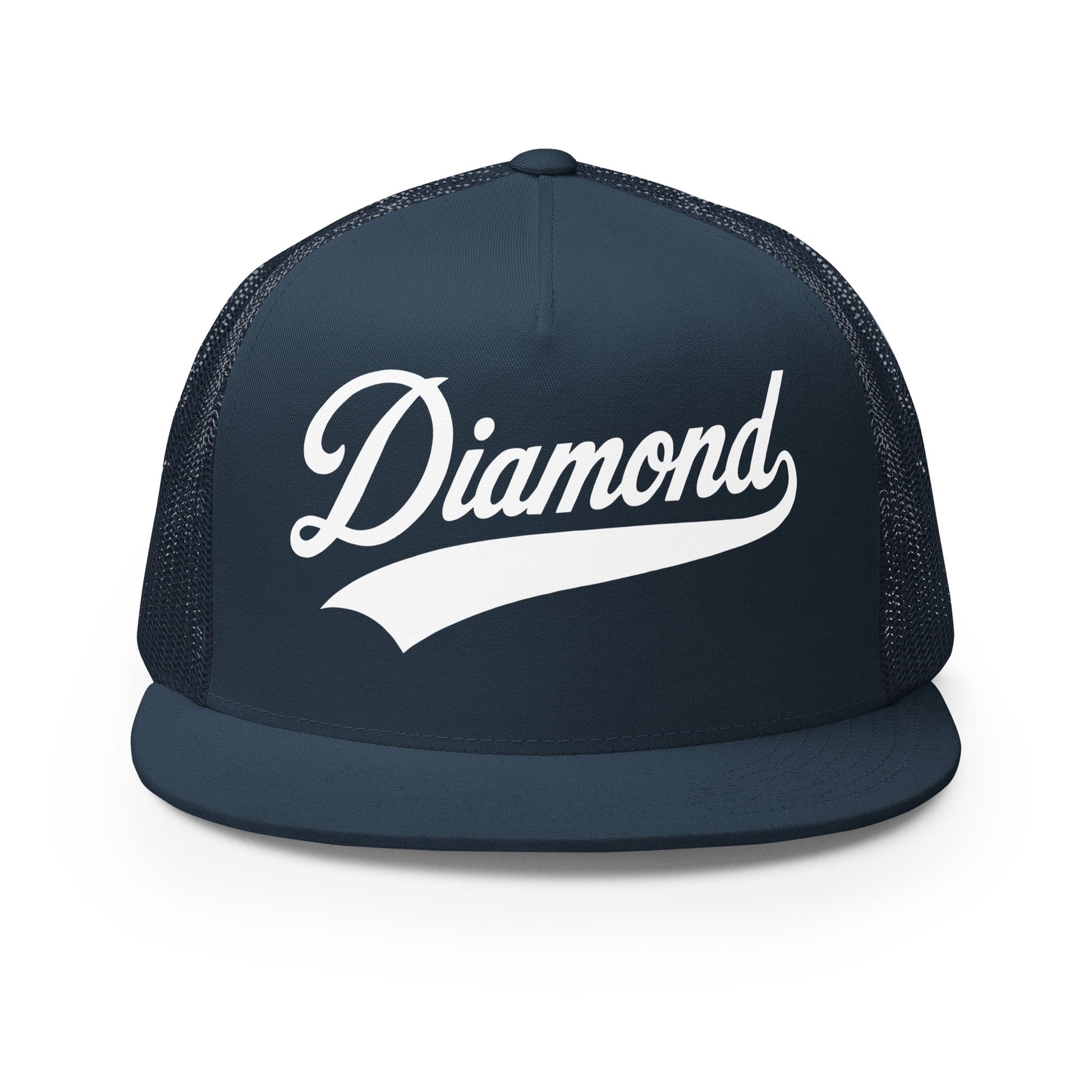 Performance | 5 Panel Trucker Cap | Diamond Bombers | Athletics Logo