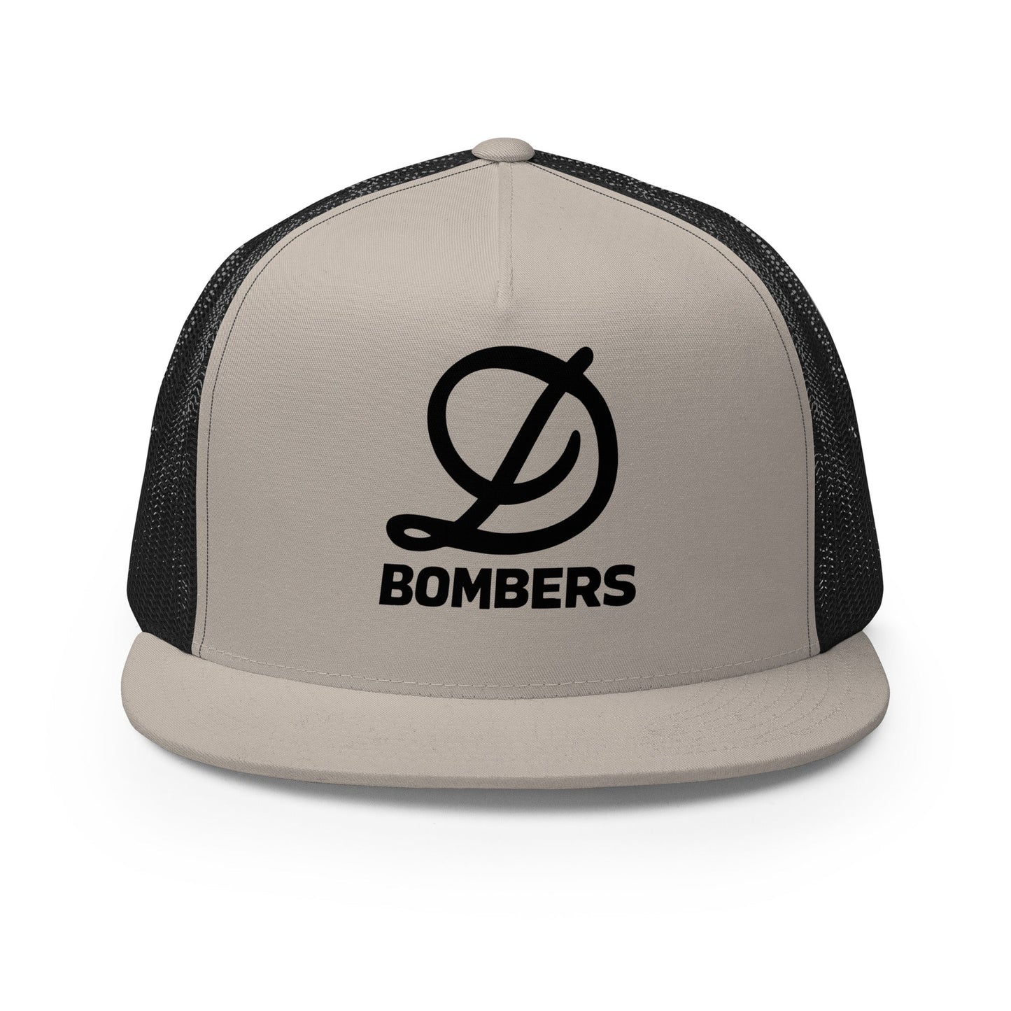 Performance | 5 Panel Trucker Cap | Diamond Bombers | Bomber Varsity - Black Logo