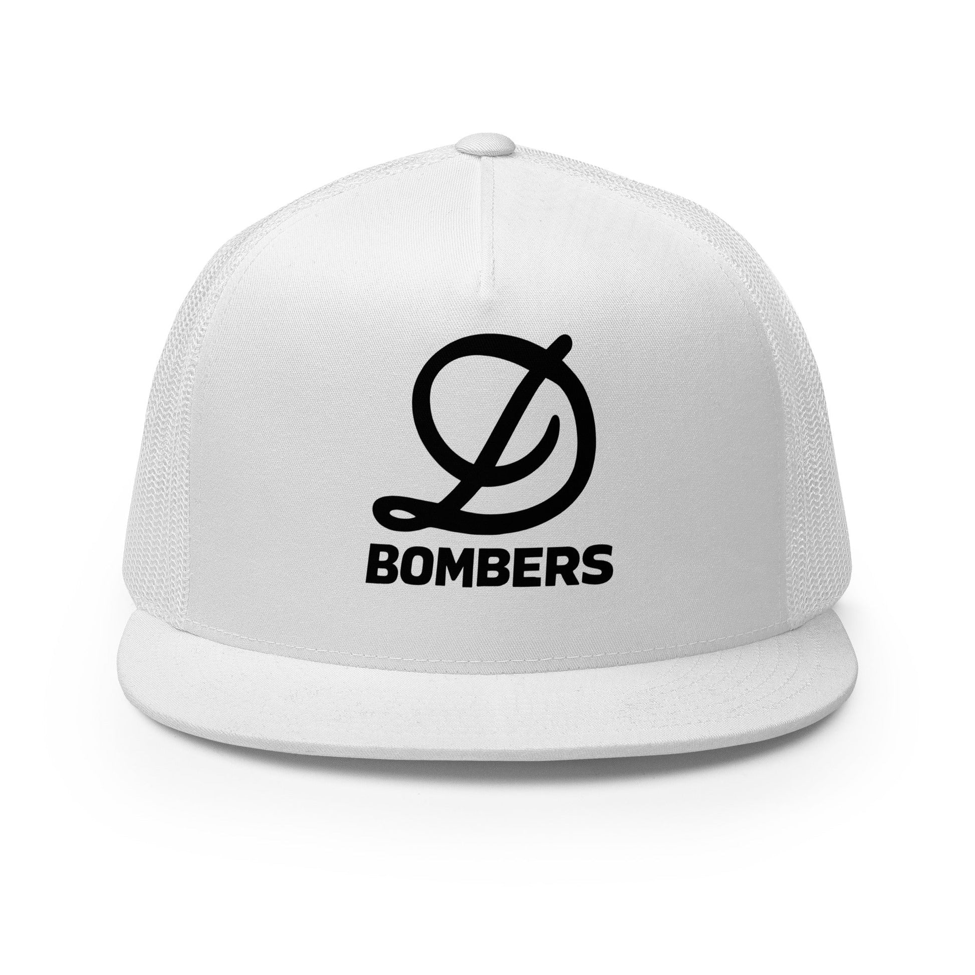 Performance | 5 Panel Trucker Cap | Diamond Bombers | Bomber Varsity - Black Logo