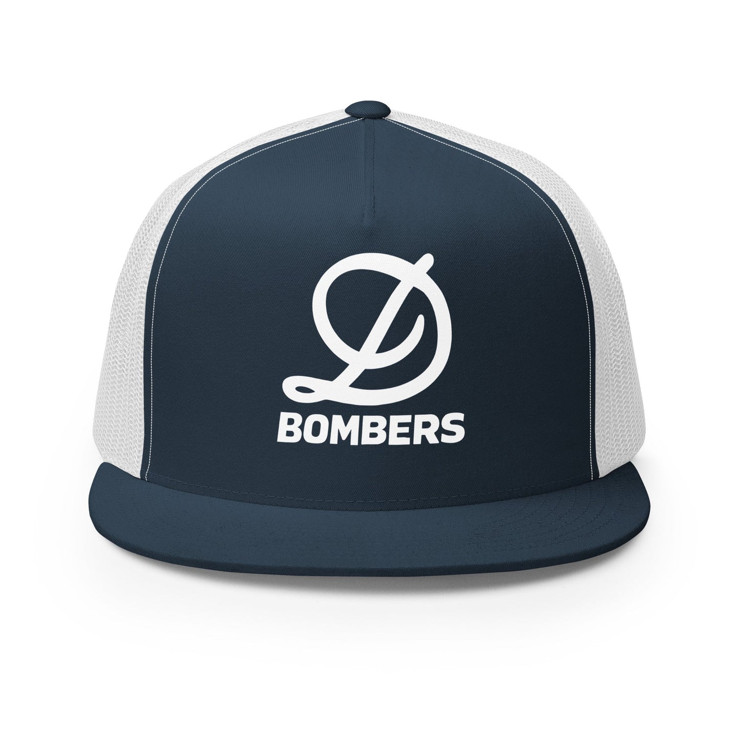 Performance | 5 Panel Trucker Cap | Diamond Bombers | Bomber Varsity - White Logo