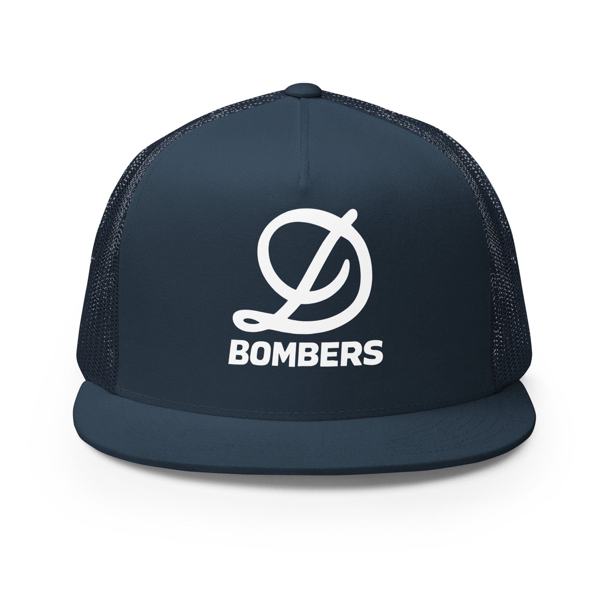 Performance | 5 Panel Trucker Cap | Diamond Bombers | Bomber Varsity - White Logo
