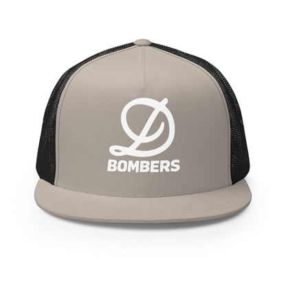 Performance | 5 Panel Trucker Cap | Diamond Bombers | Bomber Varsity - White Logo