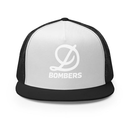 Performance | 5 Panel Trucker Cap | Diamond Bombers | Bomber Varsity - White Logo