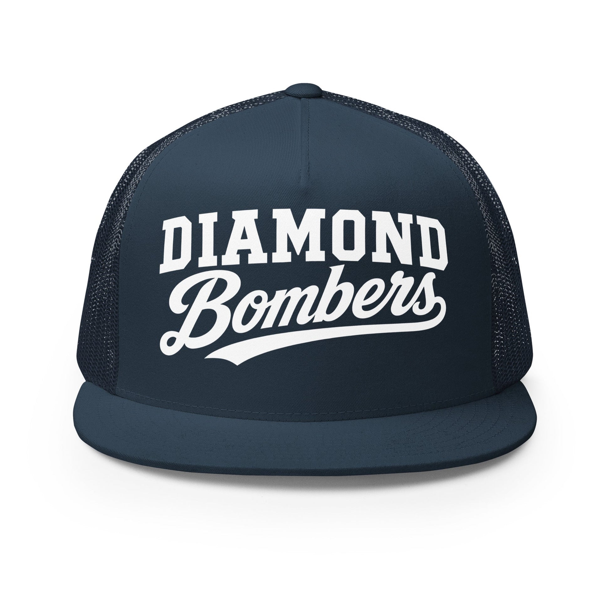 Performance | 5 Panel Trucker Cap | Diamond Bombers | Emblem Logo