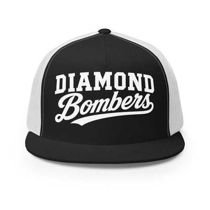 Performance | 5 Panel Trucker Cap | Diamond Bombers | Emblem Logo