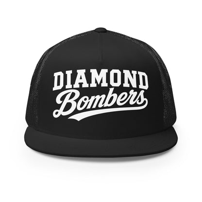 Performance | 5 Panel Trucker Cap | Diamond Bombers | Emblem Logo