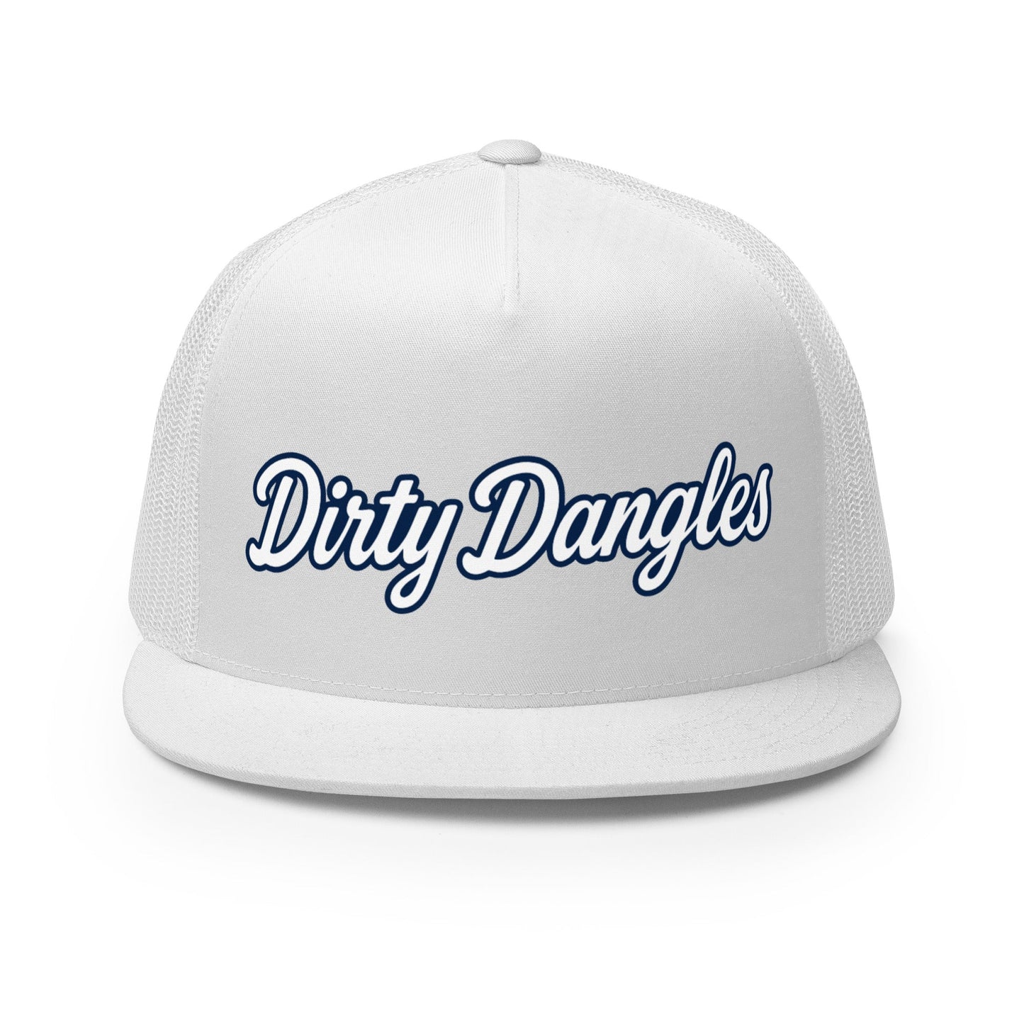 Performance | 5 Panel Trucker Cap | Dirty Dangles | Script Logo