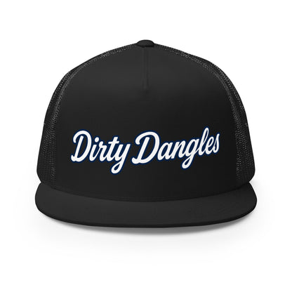 Performance | 5 Panel Trucker Cap | Dirty Dangles | Script Logo