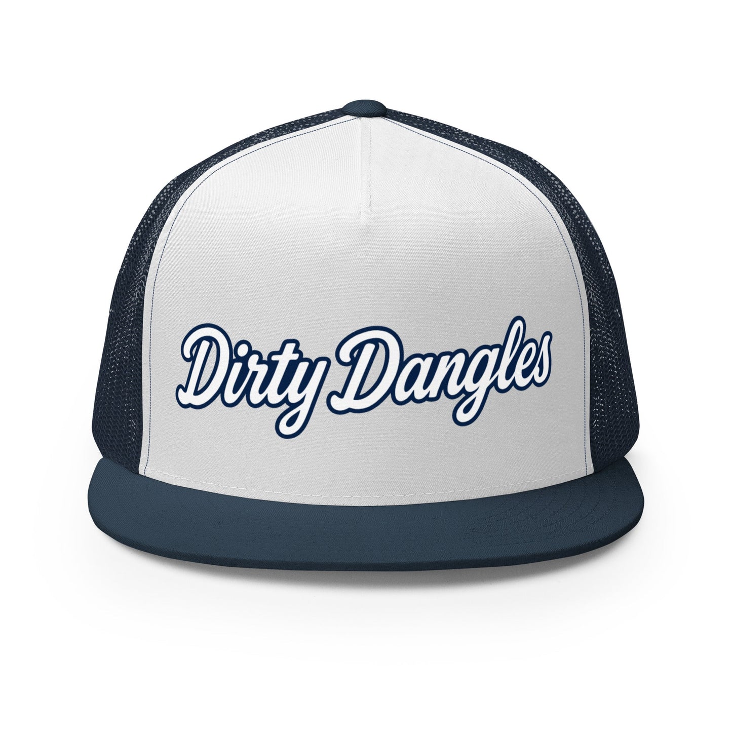 Performance | 5 Panel Trucker Cap | Dirty Dangles | Script Logo
