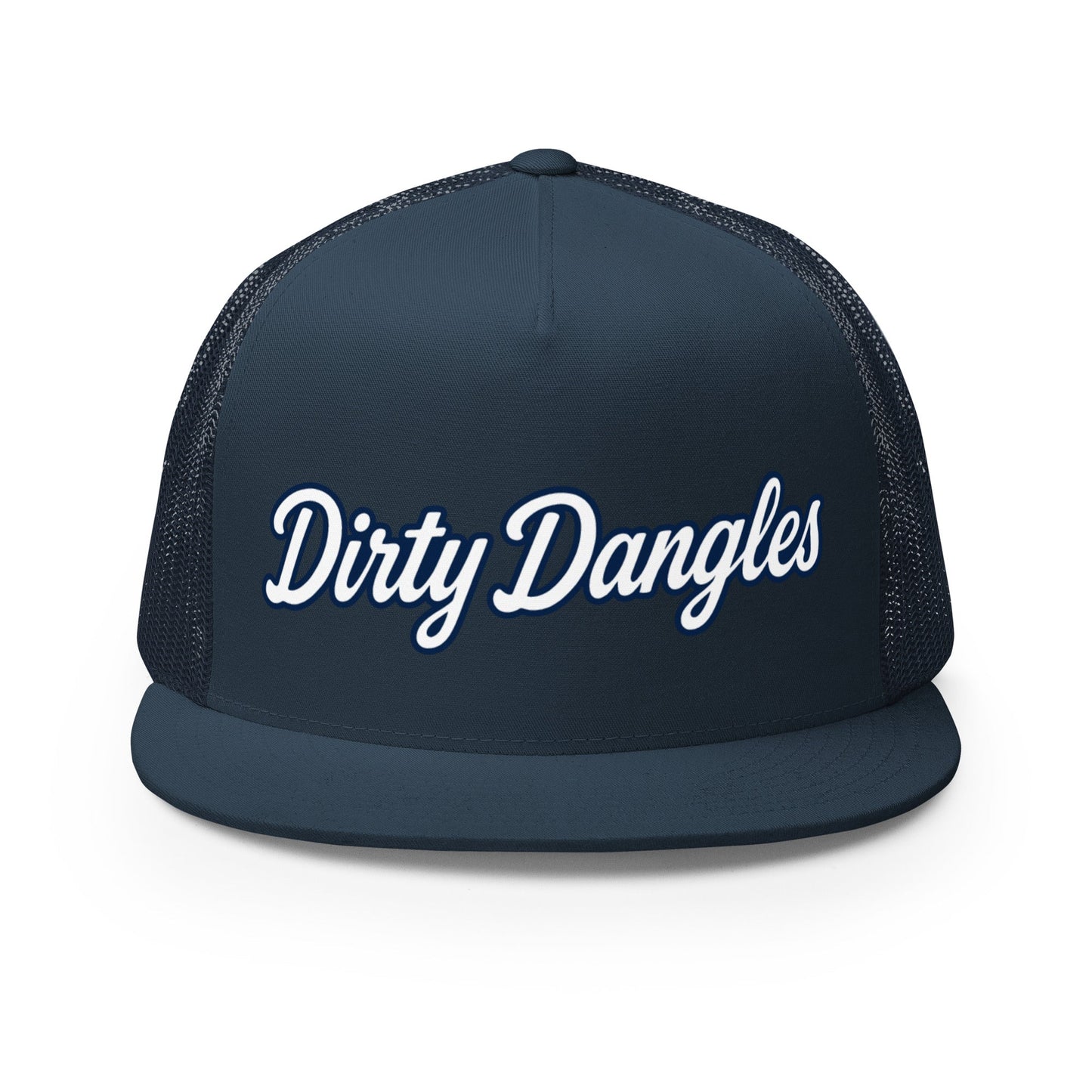 Performance | 5 Panel Trucker Cap | Dirty Dangles | Script Logo