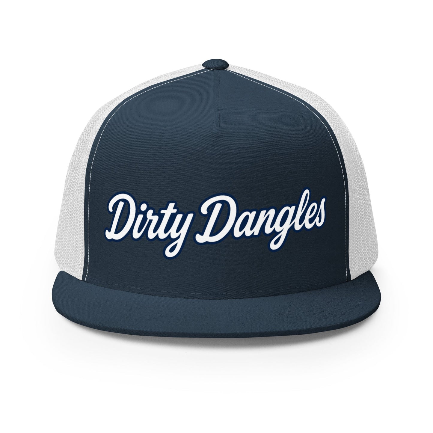 Performance | 5 Panel Trucker Cap | Dirty Dangles | Script Logo