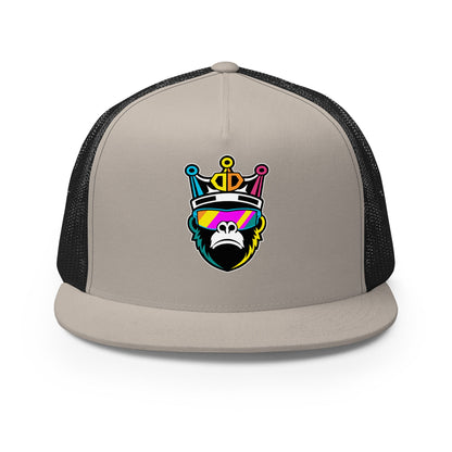 Performance | 5 Panel Trucker Cap | Drip Droppers | Mascot Logo