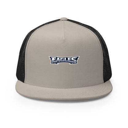 Performance | 5 Panel Trucker Cap | Eagles - MA | Classic Logo
