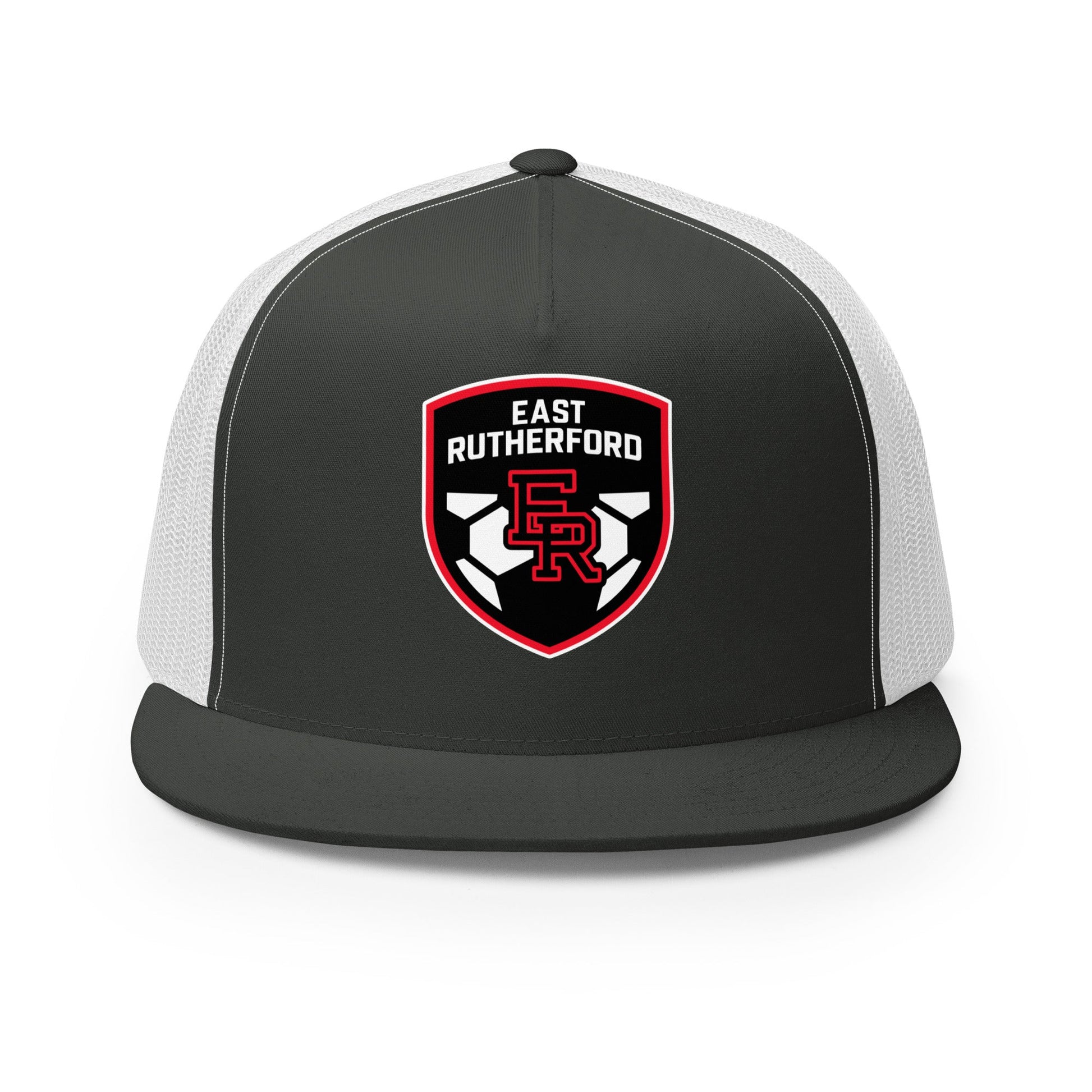 Performance | 5 Panel Trucker Cap | East Rutherford Middle School | Shield Logo