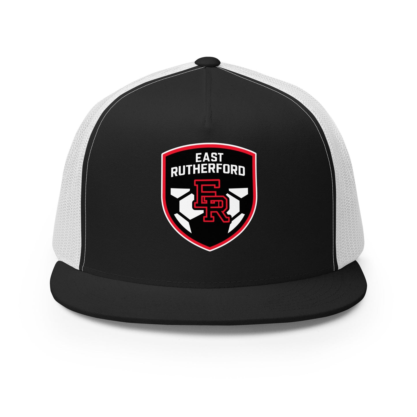 Performance | 5 Panel Trucker Cap | East Rutherford Middle School | Shield Logo