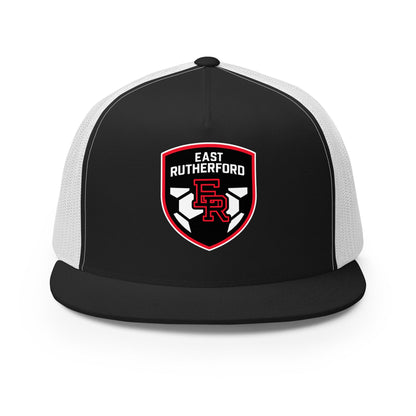 Performance | 5 Panel Trucker Cap | East Rutherford Middle School | Shield Logo