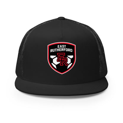 Performance | 5 Panel Trucker Cap | East Rutherford Middle School | Shield Logo