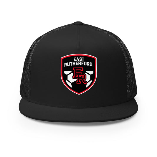 Performance | 5 Panel Trucker Cap | East Rutherford Middle School | Shield Logo