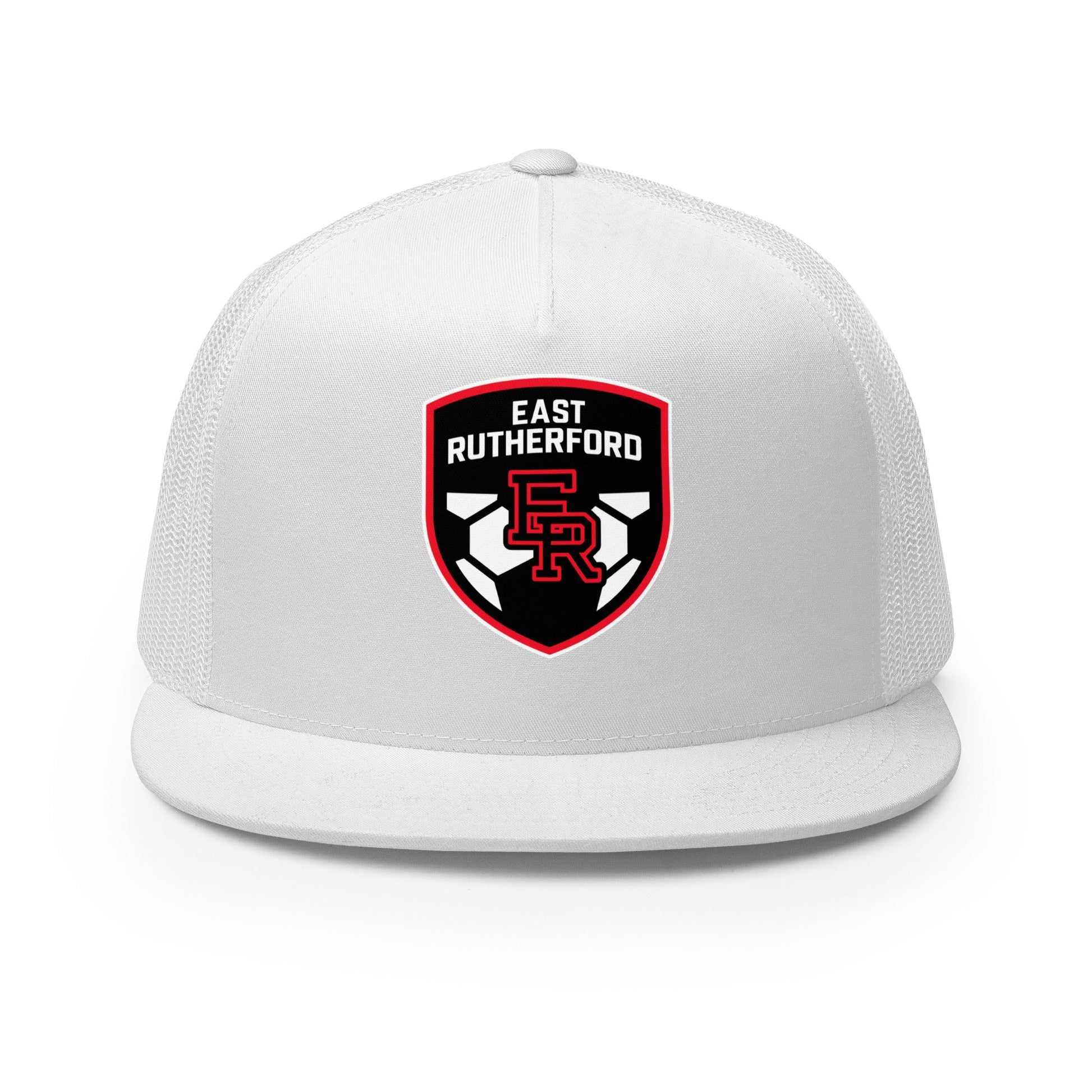 Performance | 5 Panel Trucker Cap | East Rutherford Middle School | Shield Logo
