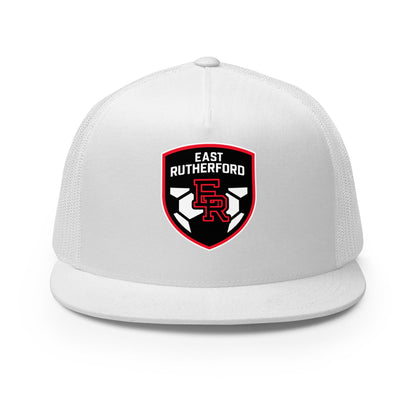 Performance | 5 Panel Trucker Cap | East Rutherford Middle School | Shield Logo