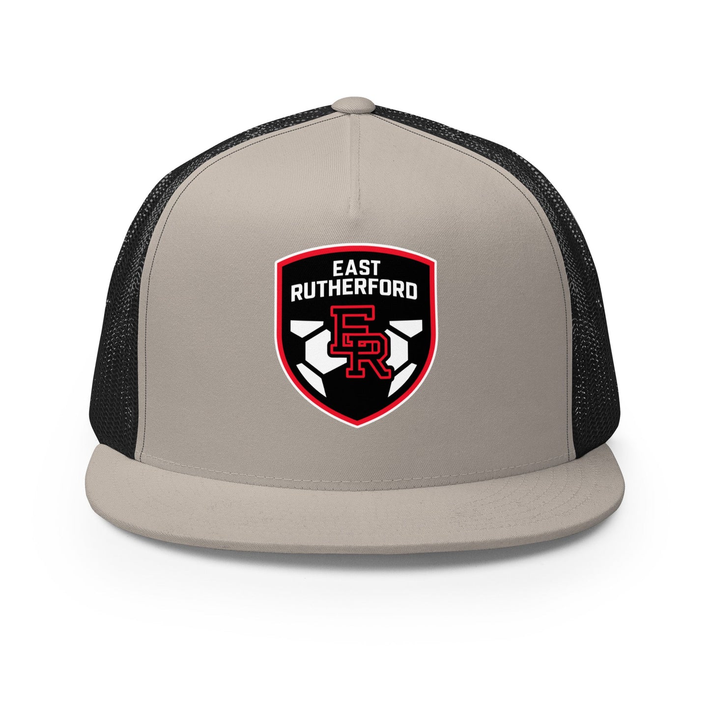Performance | 5 Panel Trucker Cap | East Rutherford Middle School | Shield Logo