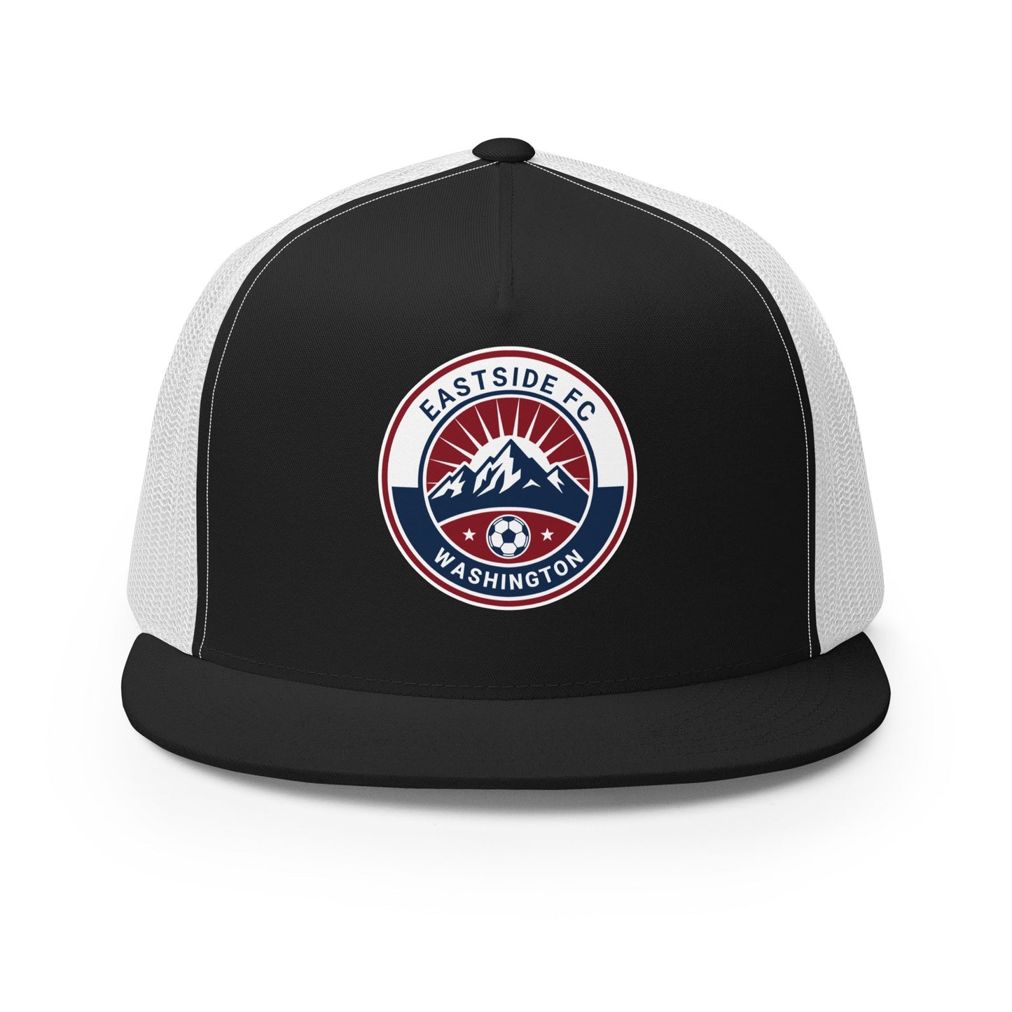 Performance | 5 Panel Trucker Cap | Eastside FC | Mountain Logo