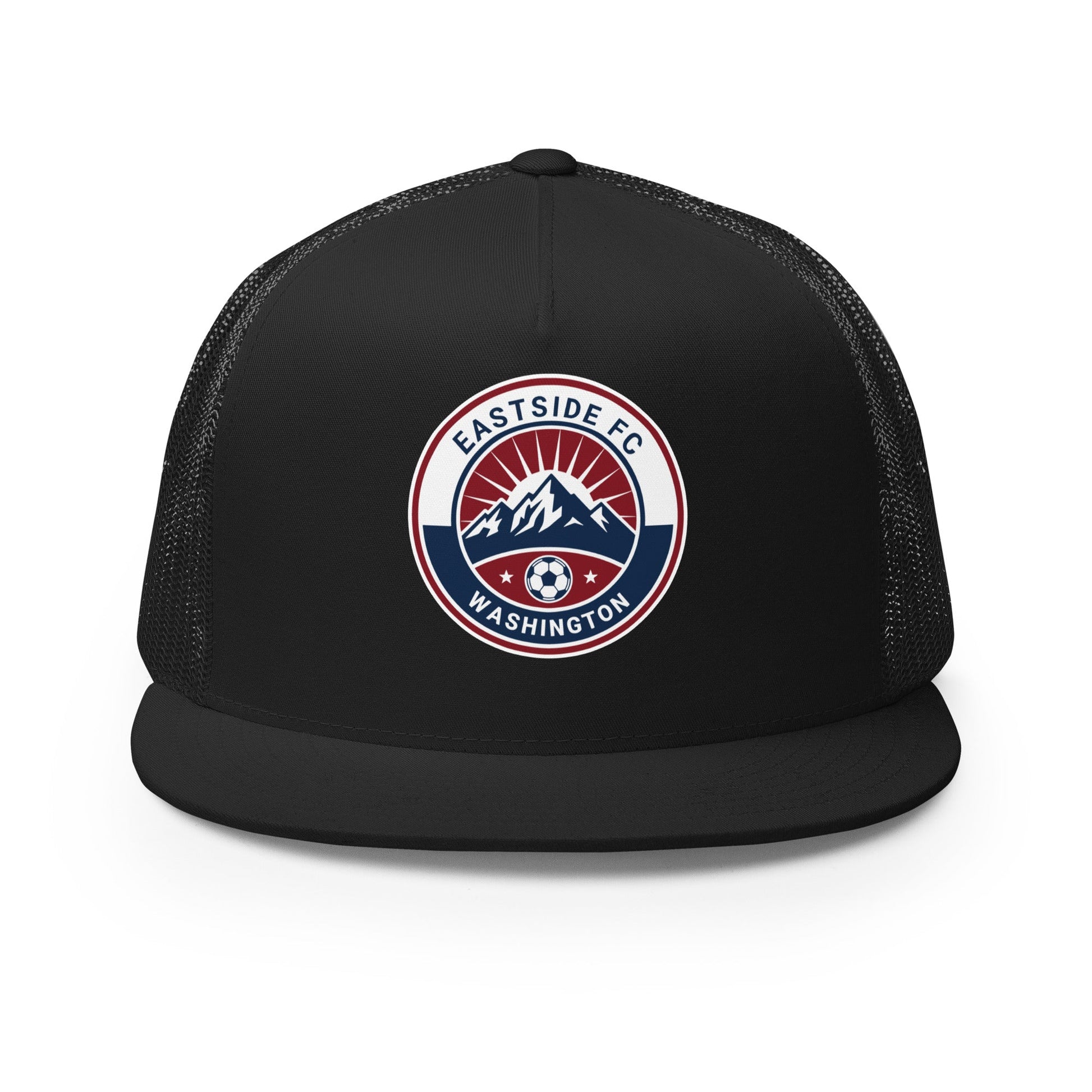Performance | 5 Panel Trucker Cap | Eastside FC | Mountain Logo