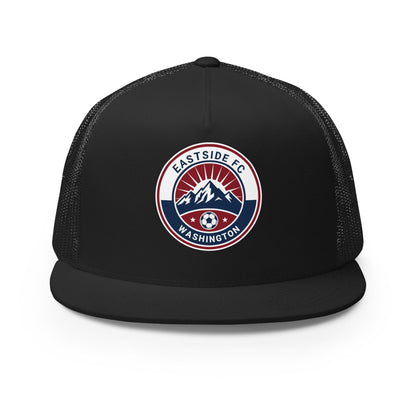 Performance | 5 Panel Trucker Cap | Eastside FC | Mountain Logo