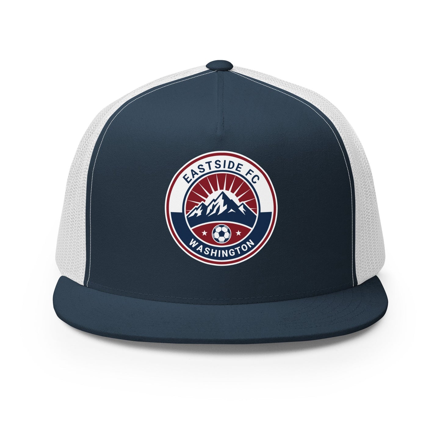 Performance | 5 Panel Trucker Cap | Eastside FC | Mountain Logo