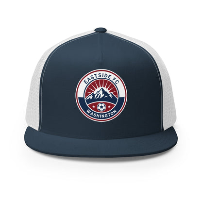 Performance | 5 Panel Trucker Cap | Eastside FC | Mountain Logo