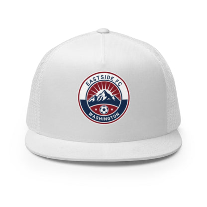 Performance | 5 Panel Trucker Cap | Eastside FC | Mountain Logo