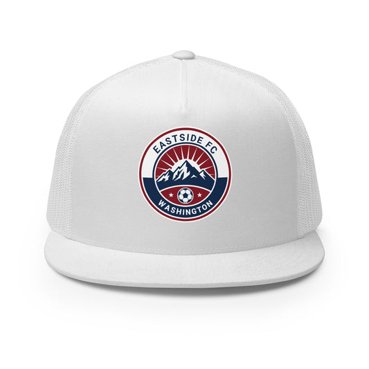 Performance | 5 Panel Trucker Cap | Eastside FC | Mountain Logo