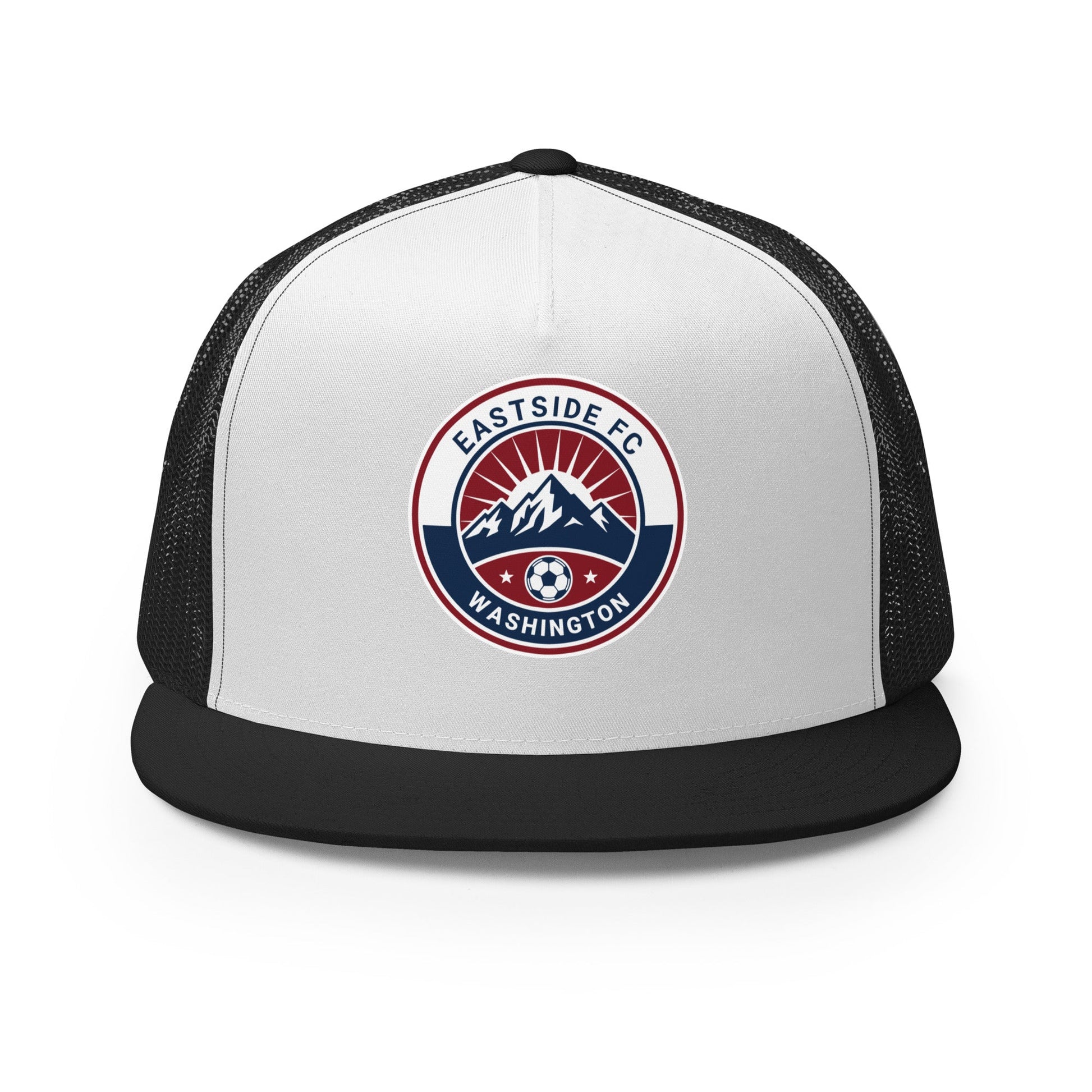 Performance | 5 Panel Trucker Cap | Eastside FC | Mountain Logo